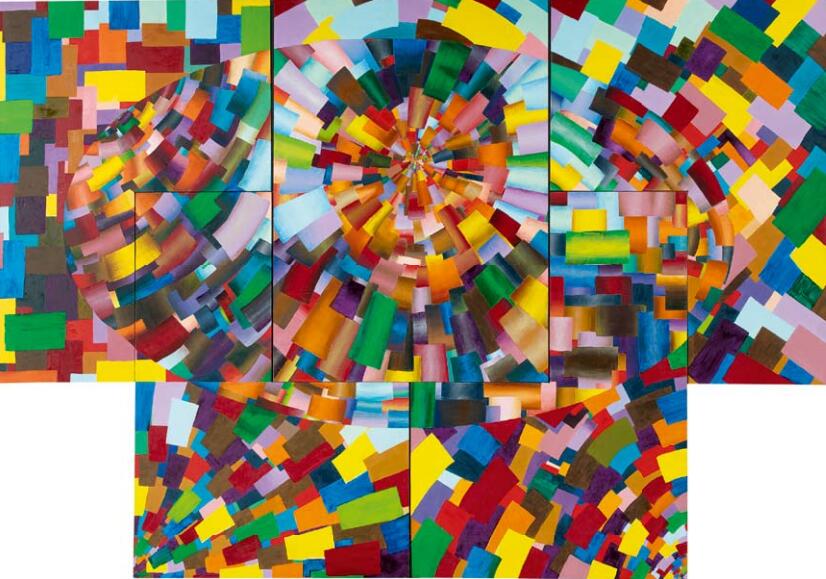 一个世界，五张脸-G. S. 帕利亚索斯 (希腊) / 板上油画 / 150cm×105cm