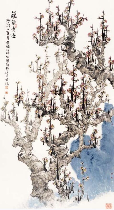 蕴势竞逐 董希源 / 124cm×243cm