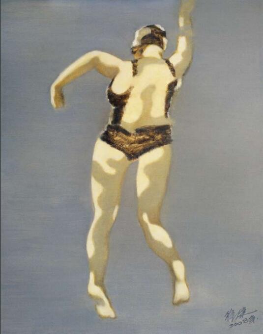 泳者-徐建 / 140cm×110.5cm
