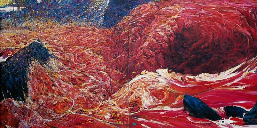 虎跳峡 赵一唐 / 150cm×300cm