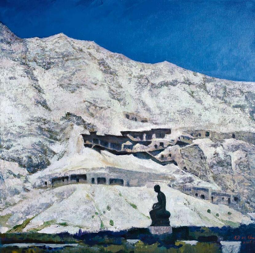 遗产·克孜尔千佛洞-杨松林 / 150cm×150cm